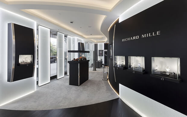 Richard Mille store displays