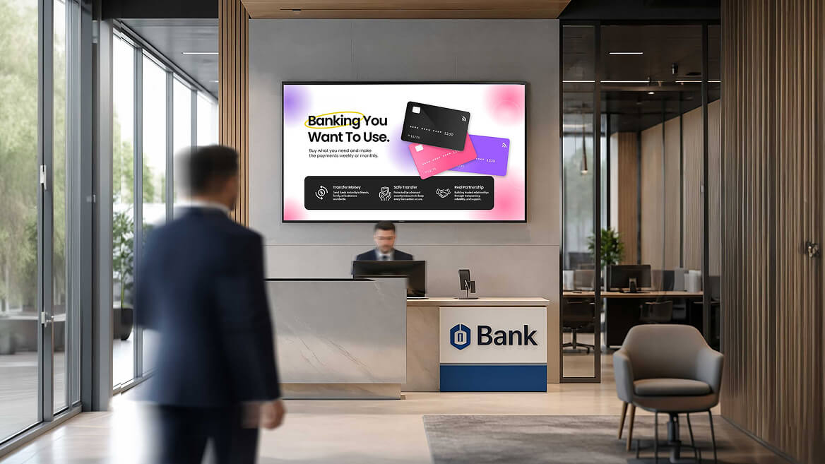 Bank-Digital-Signage