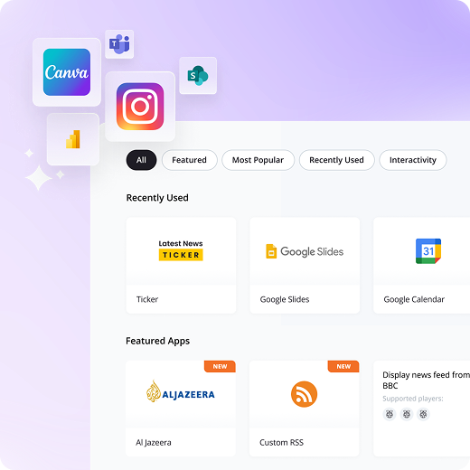 yodeck app library
