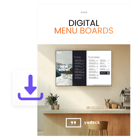Digital Signage Menu Boards Guide