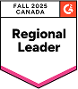 Yodeck digital signage Regional Leader badge Canada 2025