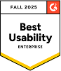 Yodeck digital signage Best Usability Fall 2025 award