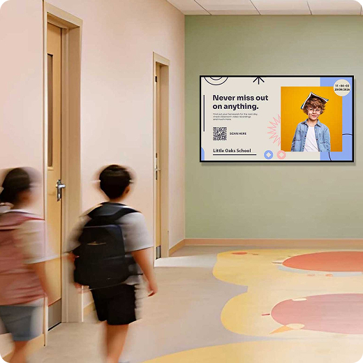 Digital signage solutions for schools Yodeck